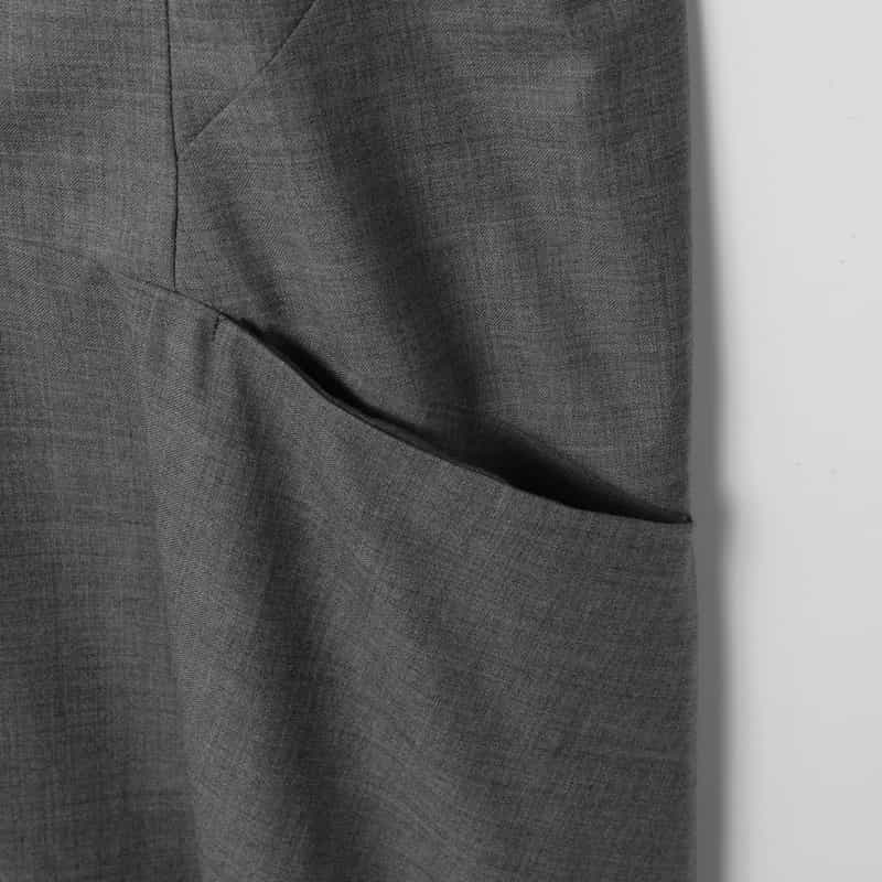 HARUNOBUMURATA HARUNOBUMURATA＜ハルノブムラタ＞ バーニーズ　ニューヨーク限定ドレス GRAY