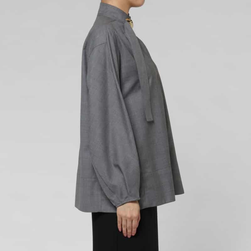HARUNOBUMURATA HARUNOBUMURATA ＜ハルノブムラタ＞ バーニーズ　ニューヨーク限定ブラウス GRAY