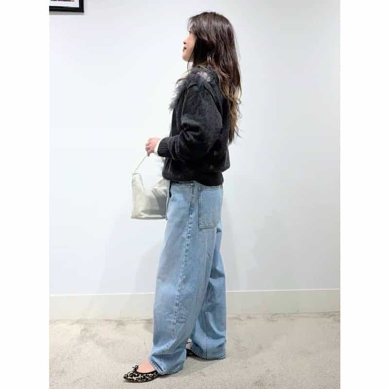 STUDIO NICHOLSON STUDIO NICHOLSON ＜スタジオ　ニコルソン＞ ベルテッド デニムパンツ BLUE