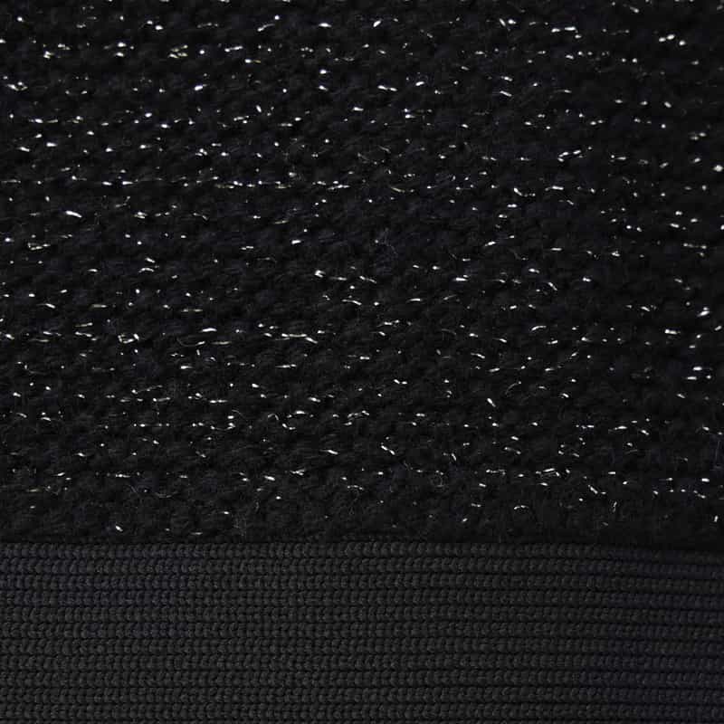 BARNEYS NEW YORK ラメツイード ポケット付きニットジャケット BLACK