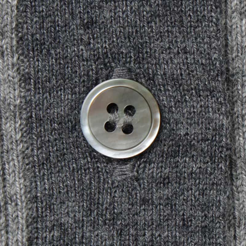 BARNEYS NEW YORK 襟付きニットドレス GRAY