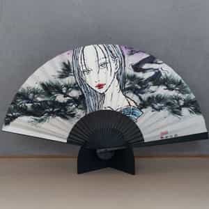 扇子-itabamoe collaboration with HOLOLI-