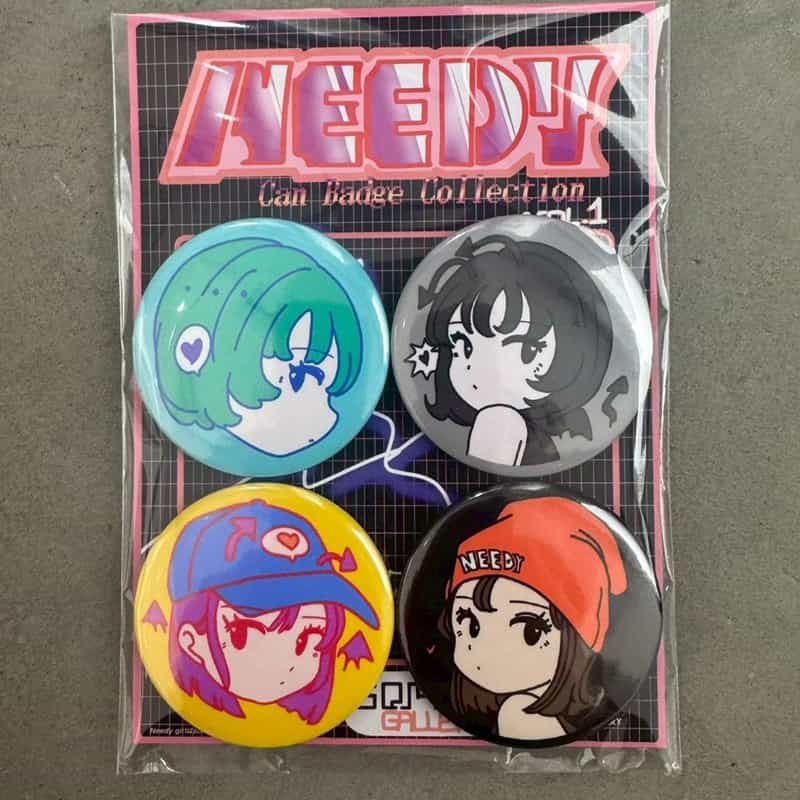 SOMETA 【オーダー品】SOMETA TIN BADGE A（4個セット） NONE(0000)