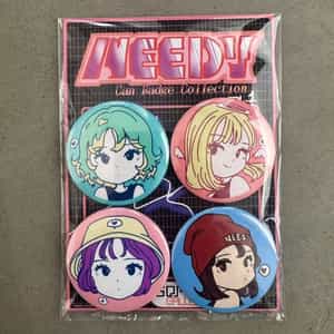 SOMETA TIN BADGE B（4個セット）