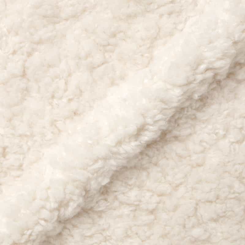 BARNEYS NEW YORK フェイクファー ショートジレ OFF WHITE