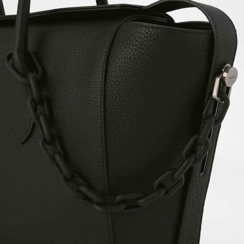SACAI SACAI ＜サカイ＞ レザートートバッグ BLACK