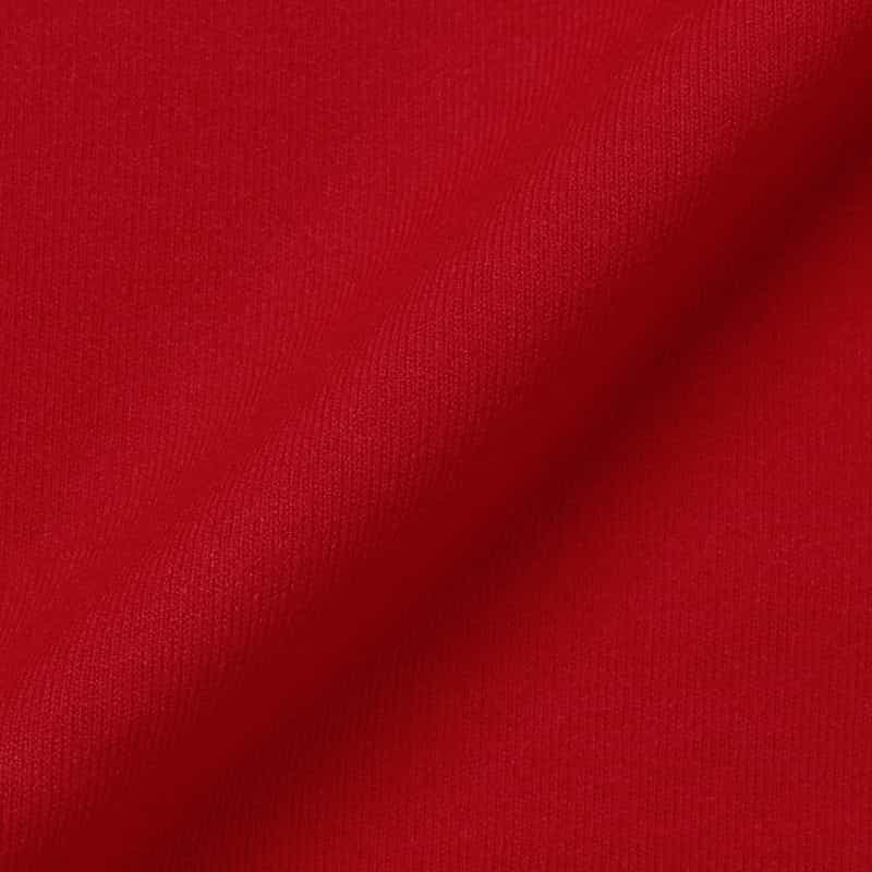 BARNEYS NEW YORK スカラップデザイン ジャカードニットボレロカーディガン RED