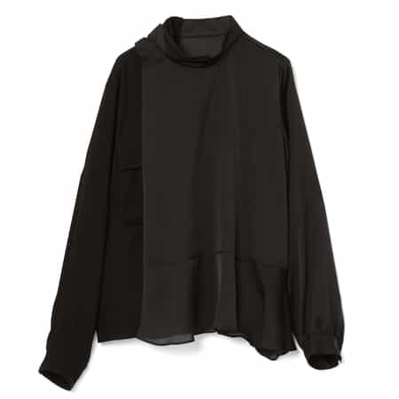 SACAI ＜サカイ＞ コンビネーション サテンブラウス