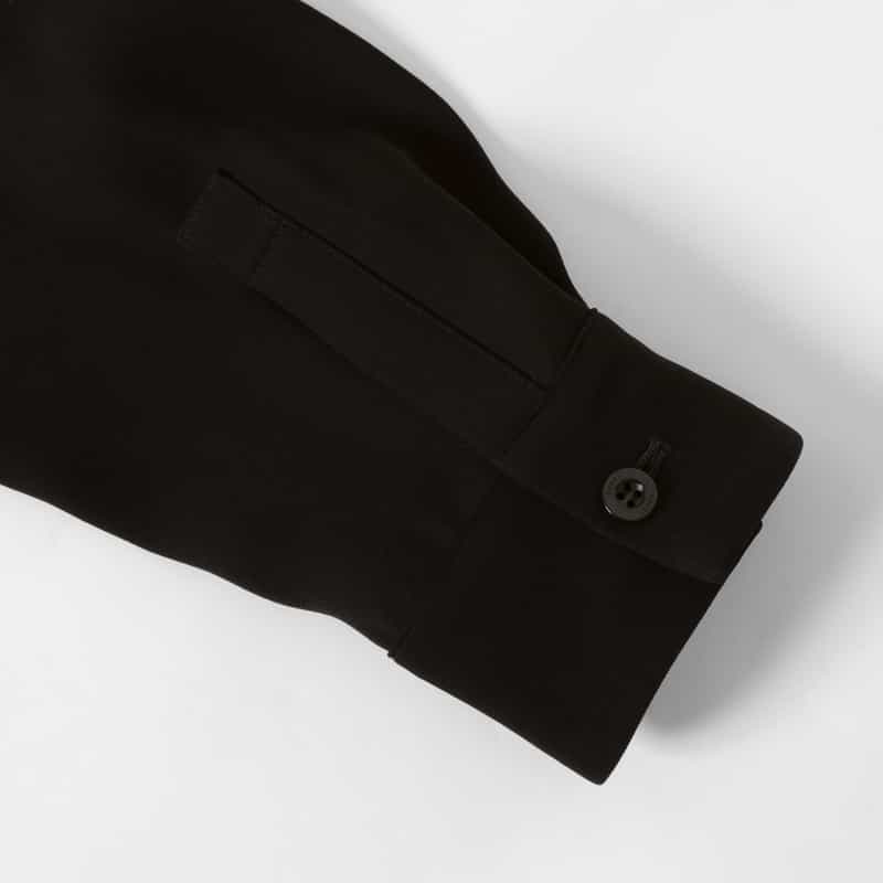 SACAI SACAI ＜サカイ＞ コンビネーション サテンブラウス BLACK