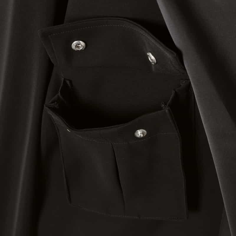 SACAI SACAI ＜サカイ＞ コンビネーション サテンブラウス BLACK