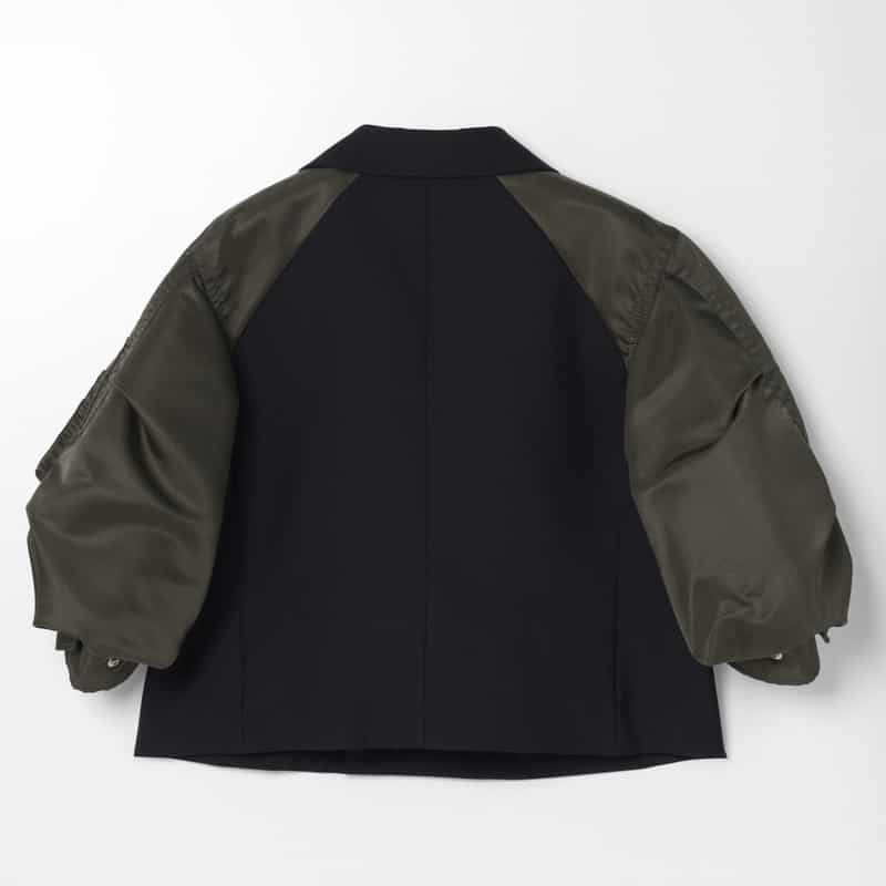 SACAI SACAI ＜サカイ＞ コンビネーション ダブルブレストジャケット NAVY