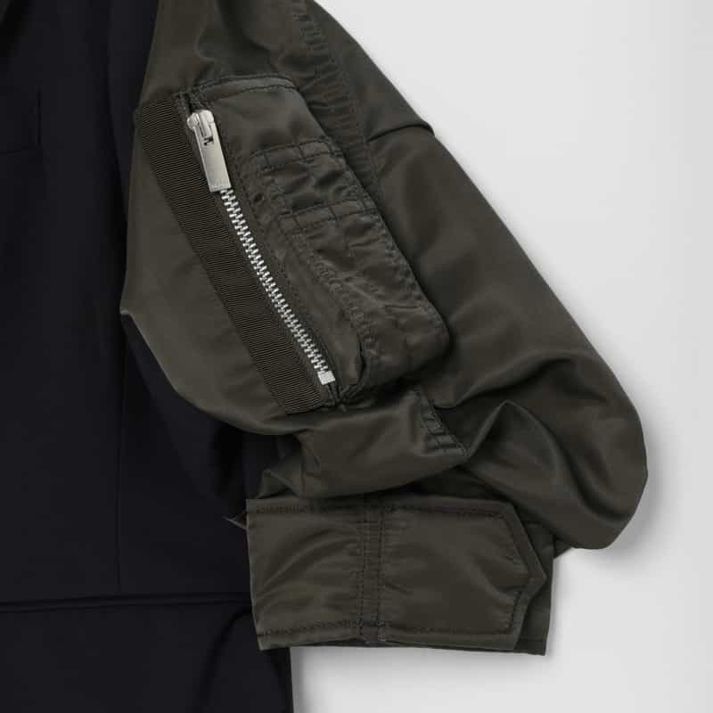 SACAI SACAI ＜サカイ＞ コンビネーション ダブルブレストジャケット NAVY