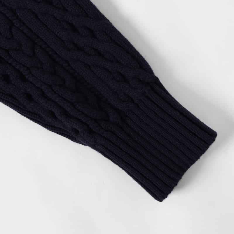 SACAI SACAI ＜サカイ＞ コンビネーション ニットブルゾン NAVY