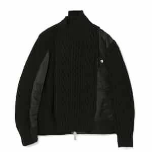 SACAI ＜サカイ＞ コンビネーション ニットブルゾン