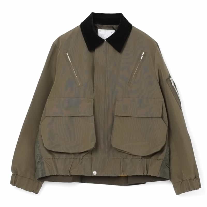 SACAI ＜サカイ＞ コンビネーション ジップアップブルゾン