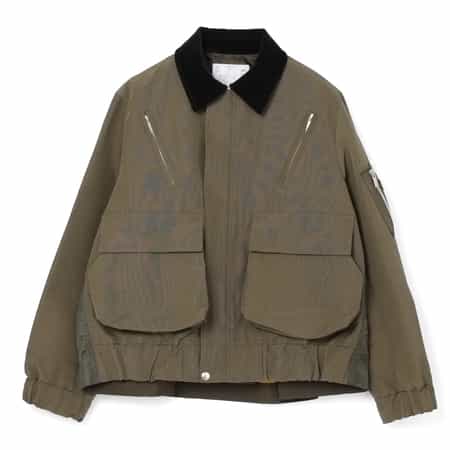 SACAI ＜サカイ＞ コンビネーション ジップアップブルゾン