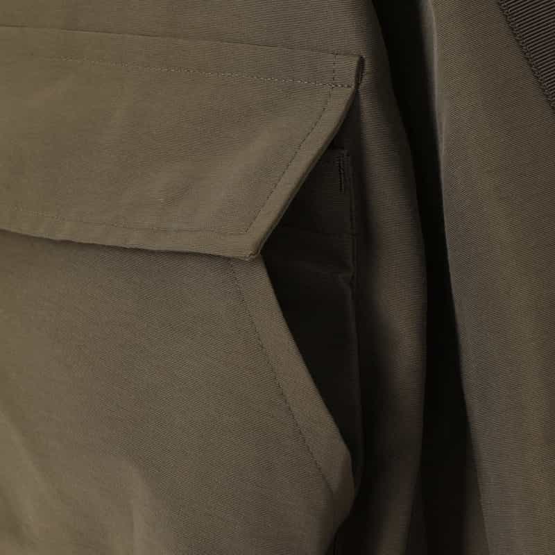 SACAI SACAI ＜サカイ＞ コンビネーション ジップアップブルゾン BROWN