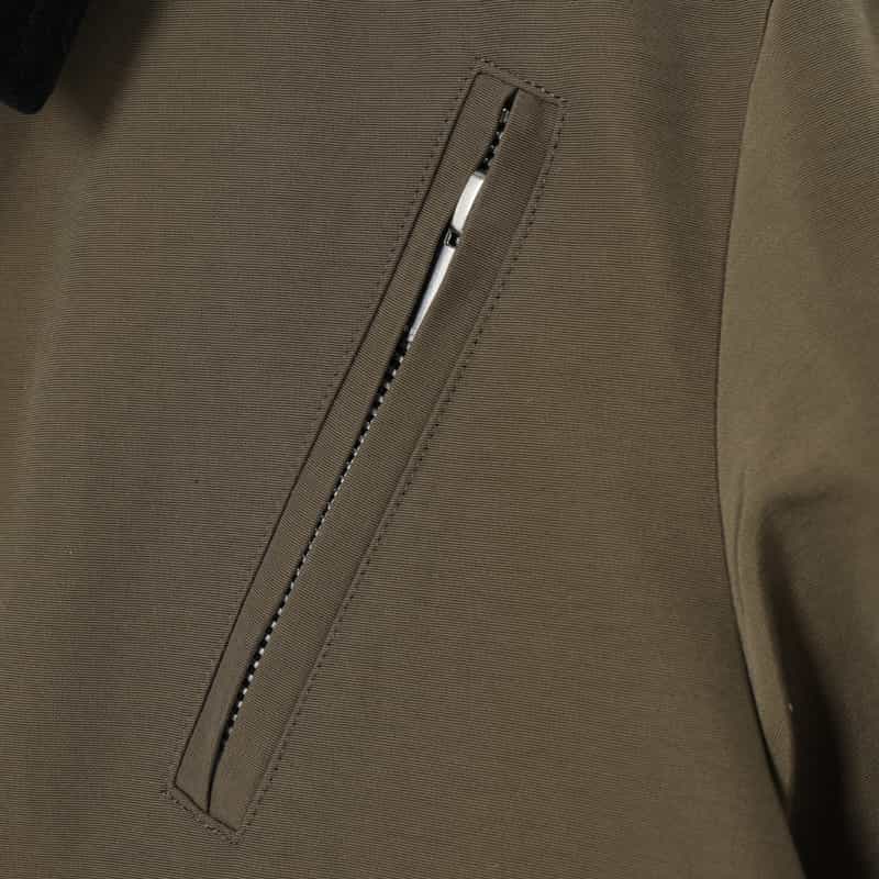 SACAI SACAI ＜サカイ＞ コンビネーション ジップアップブルゾン BROWN