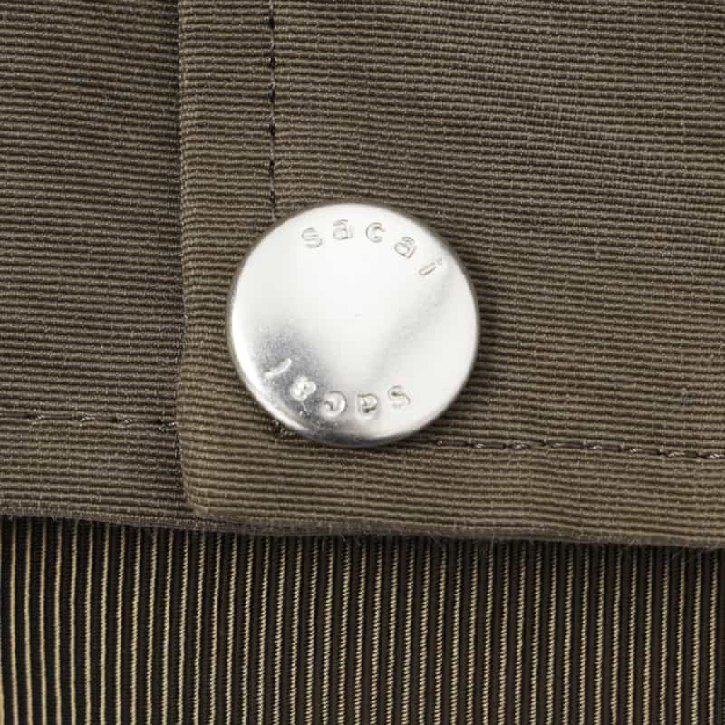 SACAI SACAI ＜サカイ＞ コンビネーション ジップアップブルゾン BROWN