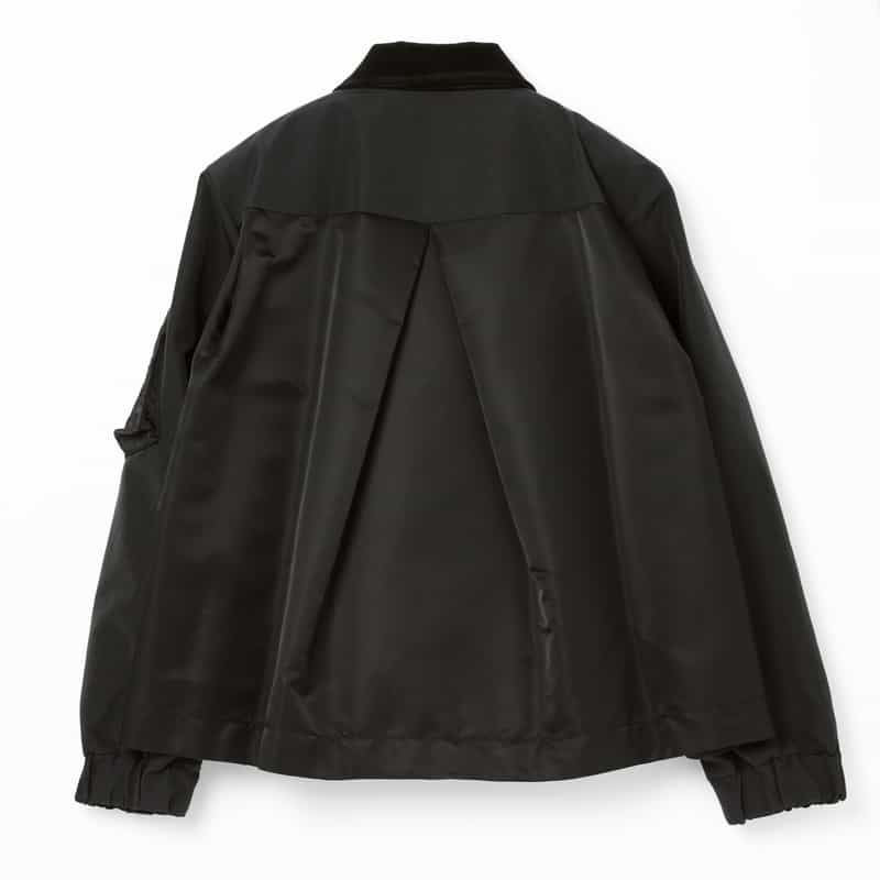 SACAI SACAI ＜サカイ＞ コンビネーション ジップアップブルゾン BLACK