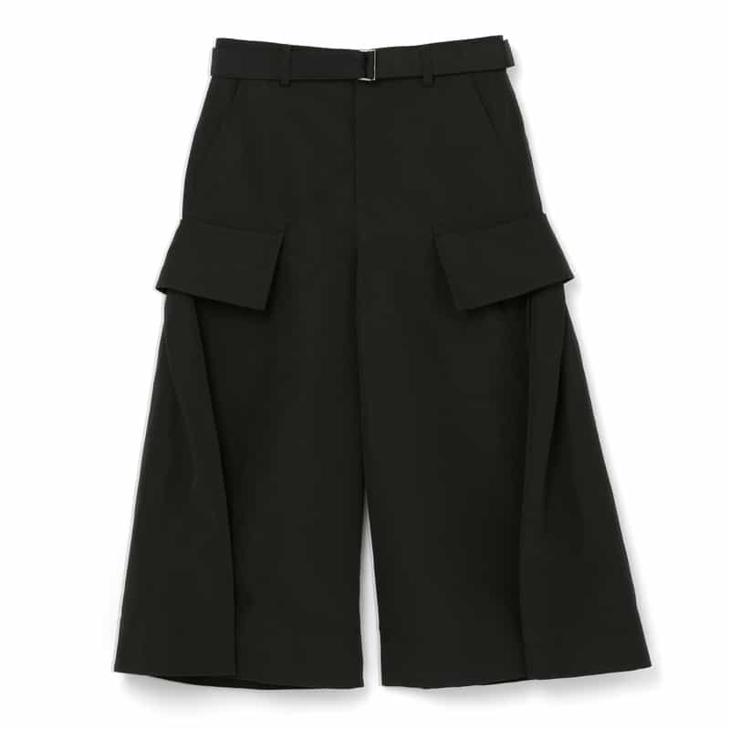 SACAI ＜サカイ＞ ボンディング素材ベルテッドパンツ