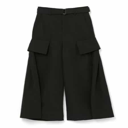 SACAI ＜サカイ＞ ボンディング素材ベルテッドパンツ