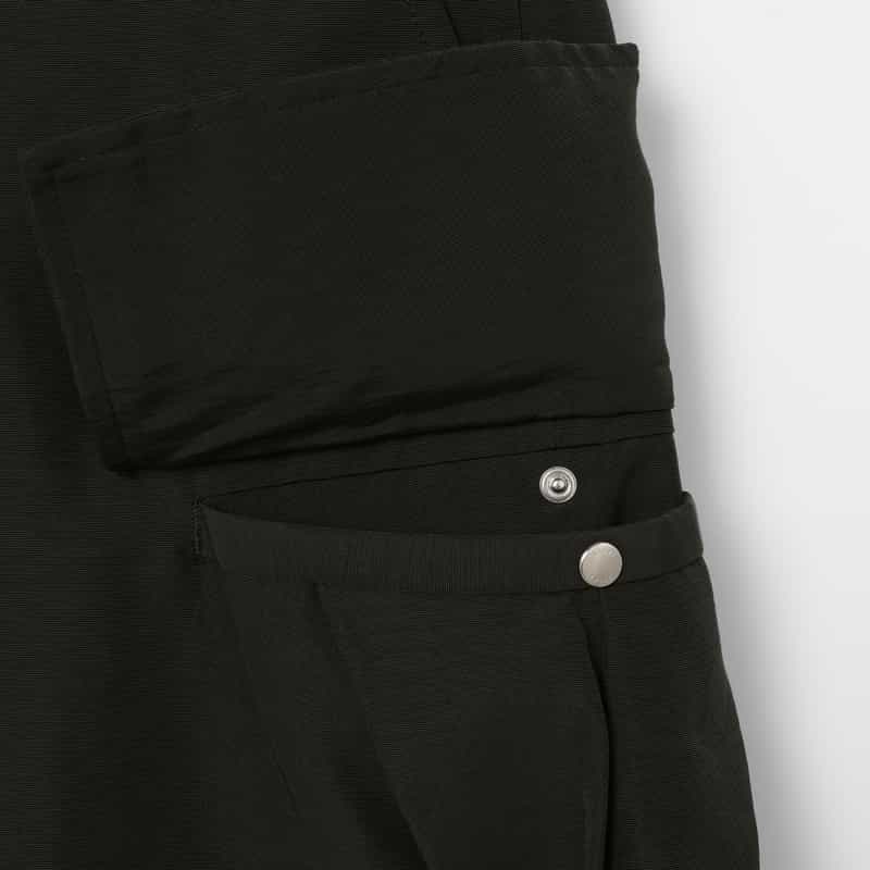SACAI SACAI ＜サカイ＞ ボンディング素材ベルテッドパンツ BLACK