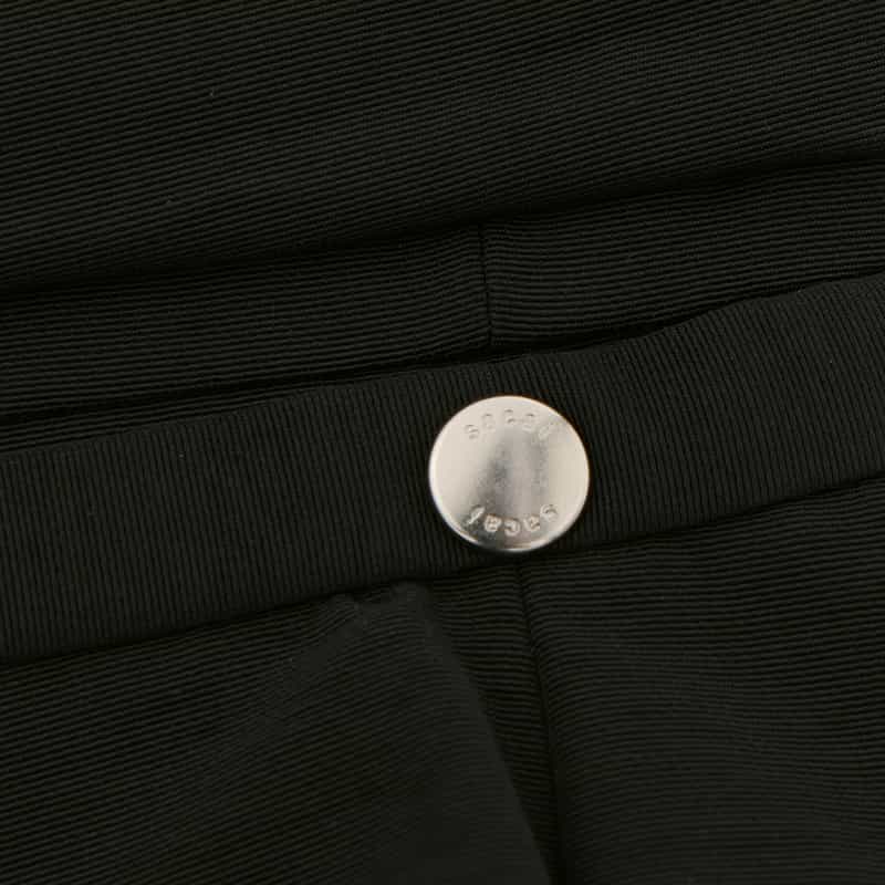 SACAI SACAI ＜サカイ＞ ボンディング素材ベルテッドパンツ BLACK