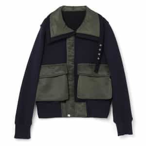 SACAI ＜サカイ＞ コンビネーション スエットブルゾン