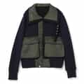 SACAI ＜サカイ＞ コンビネーション スウェットブルゾン