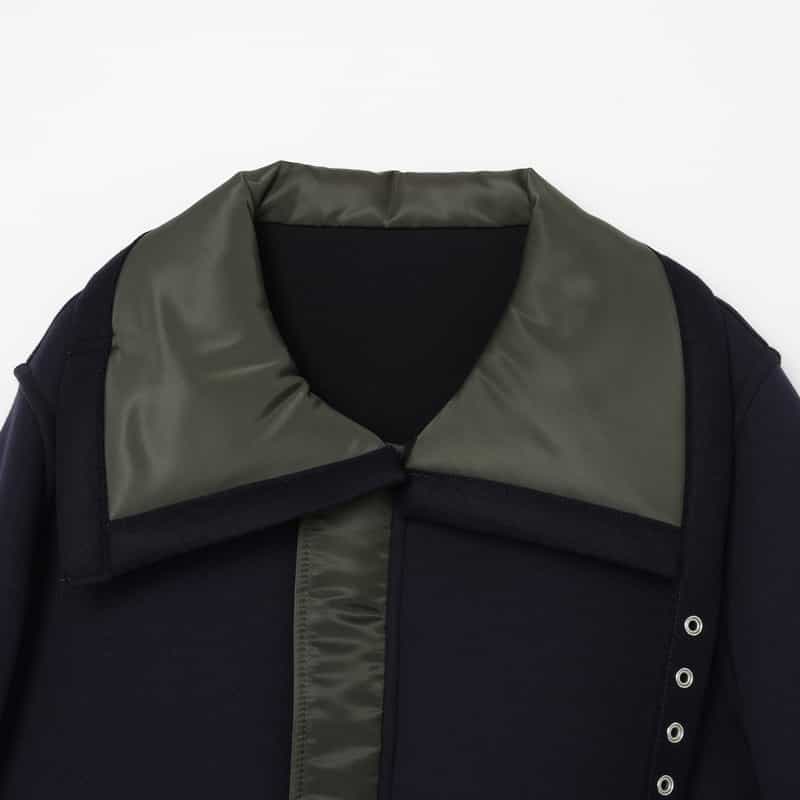 SACAI SACAI ＜サカイ＞ コンビネーション スエットブルゾン NAVY