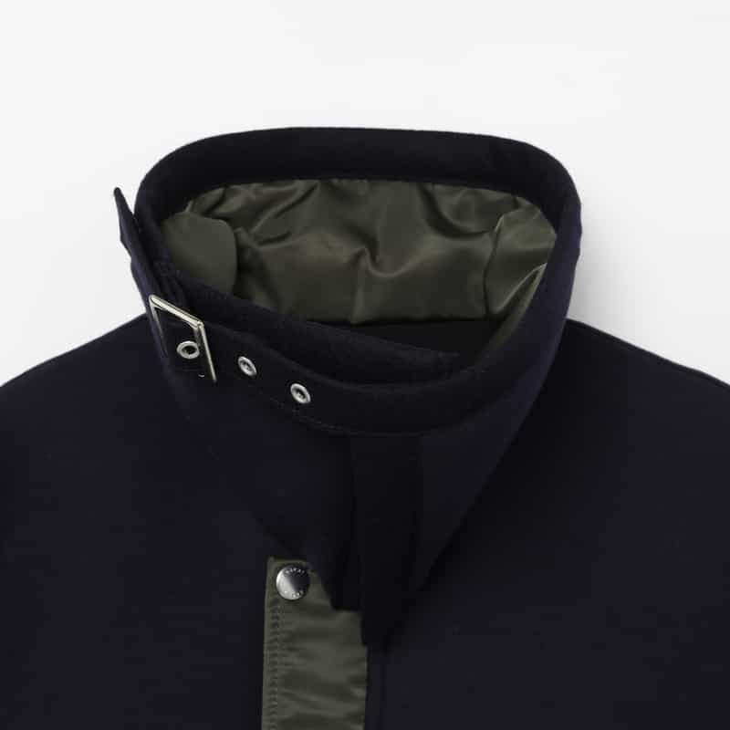 SACAI SACAI ＜サカイ＞ コンビネーション スエットブルゾン NAVY