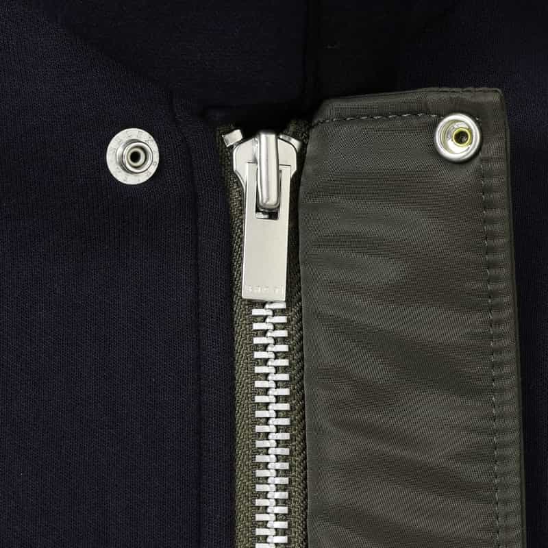 SACAI SACAI ＜サカイ＞ コンビネーション スエットブルゾン NAVY