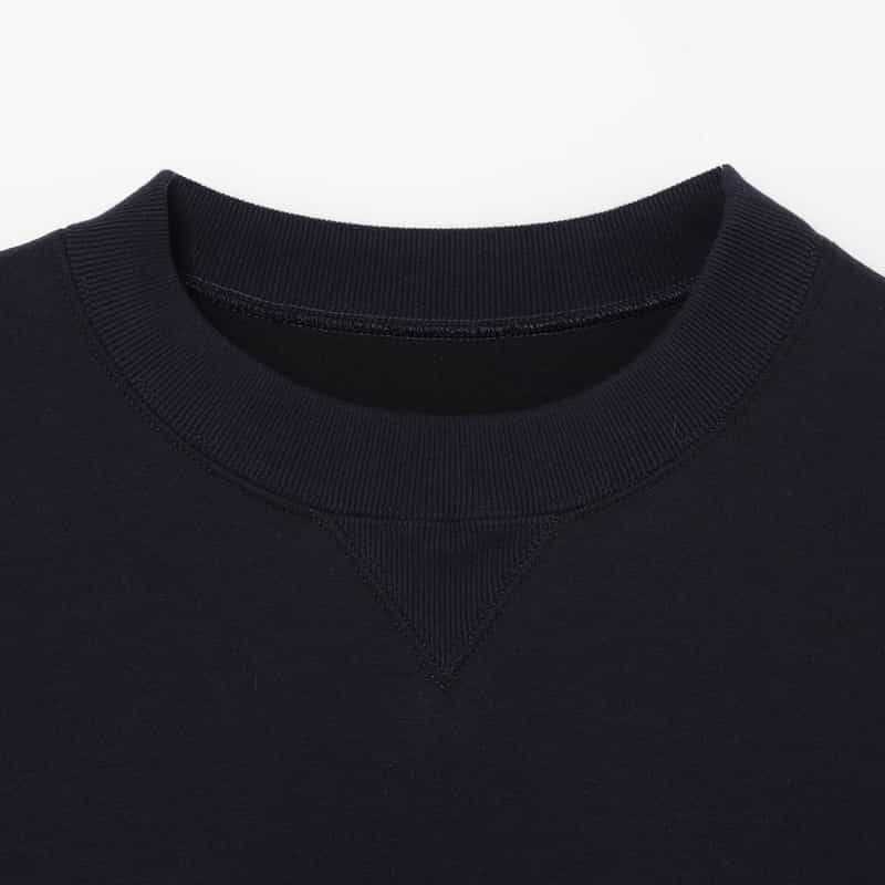 SACAI SACAI ＜サカイ＞ ポケット付きコンビネーションスエットプルオーバー NAVY