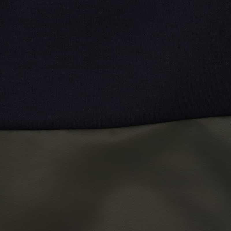 SACAI SACAI ＜サカイ＞ ポケット付きコンビネーションスエットプルオーバー NAVY