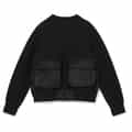 SACAI ＜サカイ＞ ポケット付きコンビネーションスウェットプルオーバー