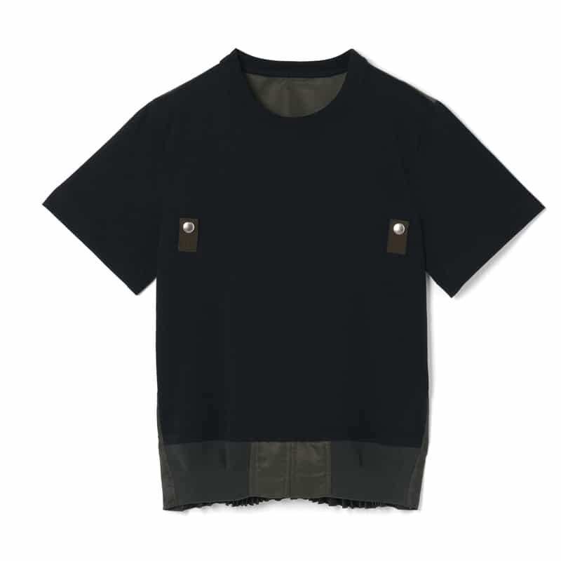 SACAI SACAI ＜サカイ＞ コンビネーション バックプリーツカットソー NAVY