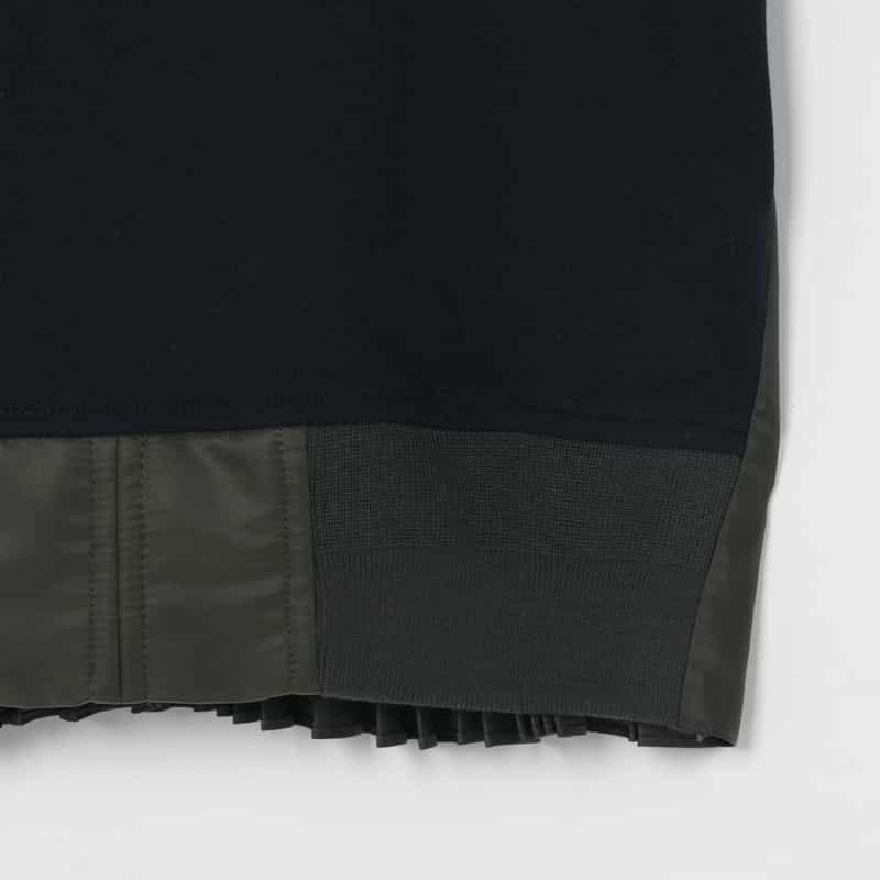 SACAI SACAI ＜サカイ＞ コンビネーション バックプリーツカットソー NAVY