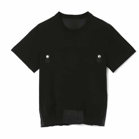 SACAI ＜サカイ＞ コンビネーション バックプリーツカットソー