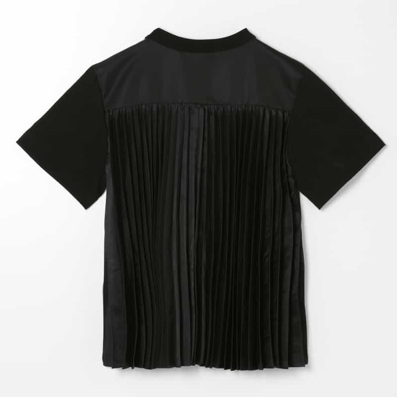 SACAI SACAI ＜サカイ＞ コンビネーション バックプリーツカットソー BLACK