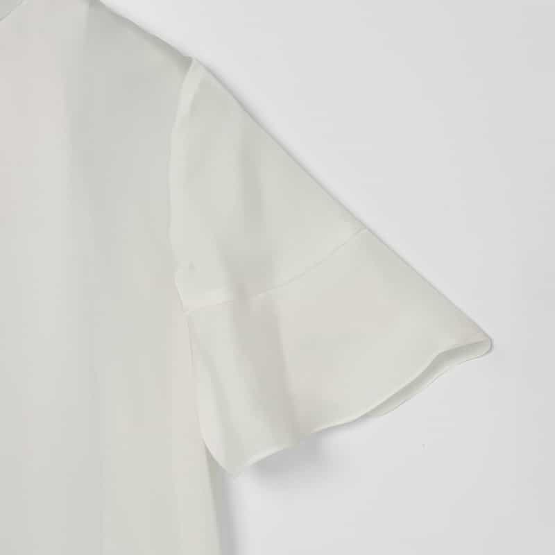 SACAI SACAI ＜サカイ＞ コンビネーション ハイネックカットソー WHITE