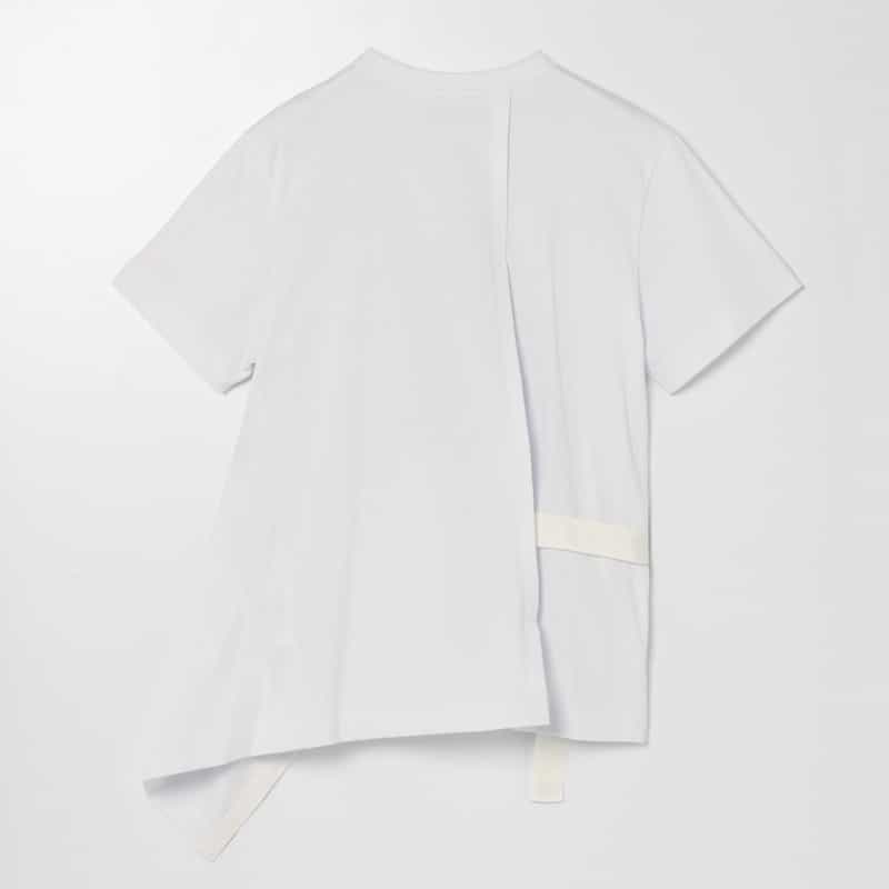 SACAI SACAI ＜サカイ＞ ベルトデザイン グラフィックTシャツ WHITE