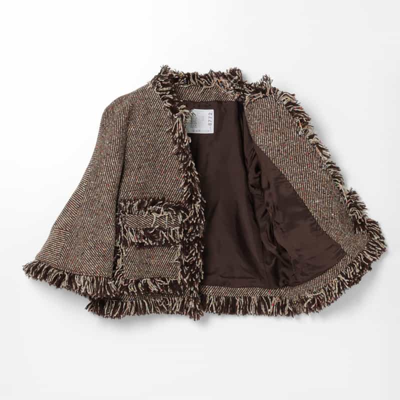 SACAI SACAI ＜サカイ＞ ネップツイードジャケット BROWN