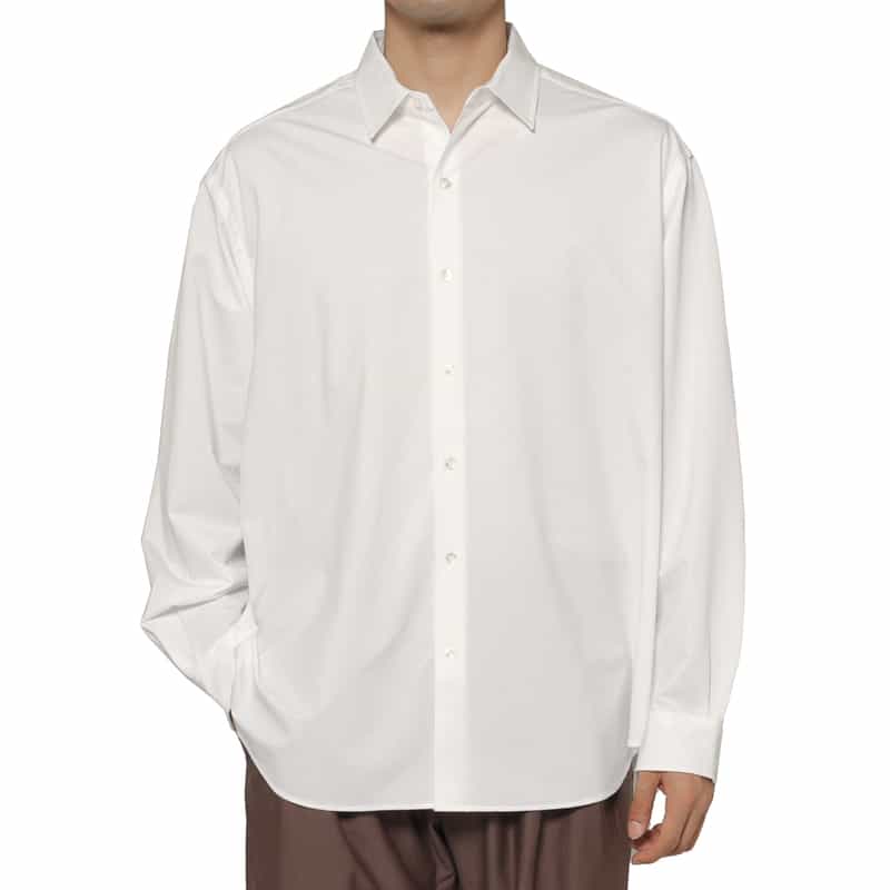KANEMASA PHIL. KANEMASA PHIL.＜カネマサフィル＞ ロングスリーブカジュアルシャツ WHITE
