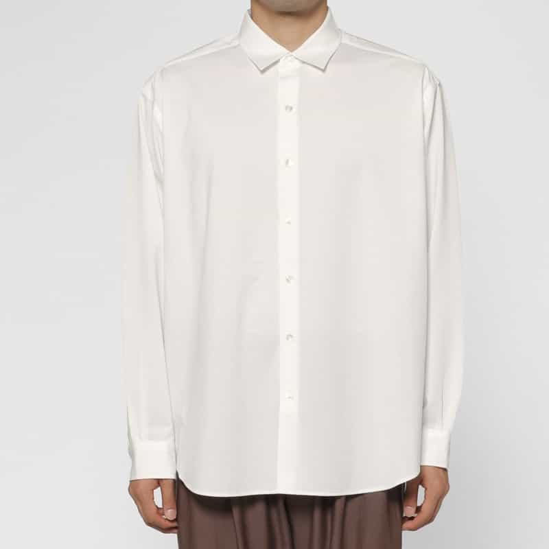 KANEMASA PHIL. KANEMASA PHIL.＜カネマサフィル＞ ロングスリーブカジュアルシャツ WHITE