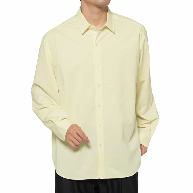 KANEMASA PHIL. KANEMASA PHIL.＜カネマサフィル＞ ロングスリーブカジュアルシャツ LIGHT YELLOW