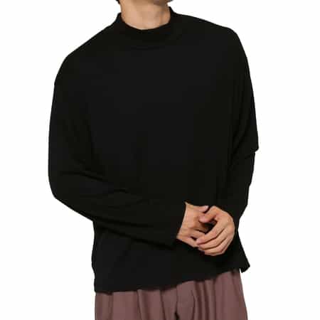 KANEMASA PHIL.＜カネマサフィル＞ モックネックロングスリーブカットソー
