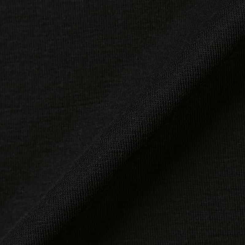 KANEMASA PHIL. KANEMASA PHIL.＜カネマサフィル＞ モックネックロングスリーブカットソー BLACK