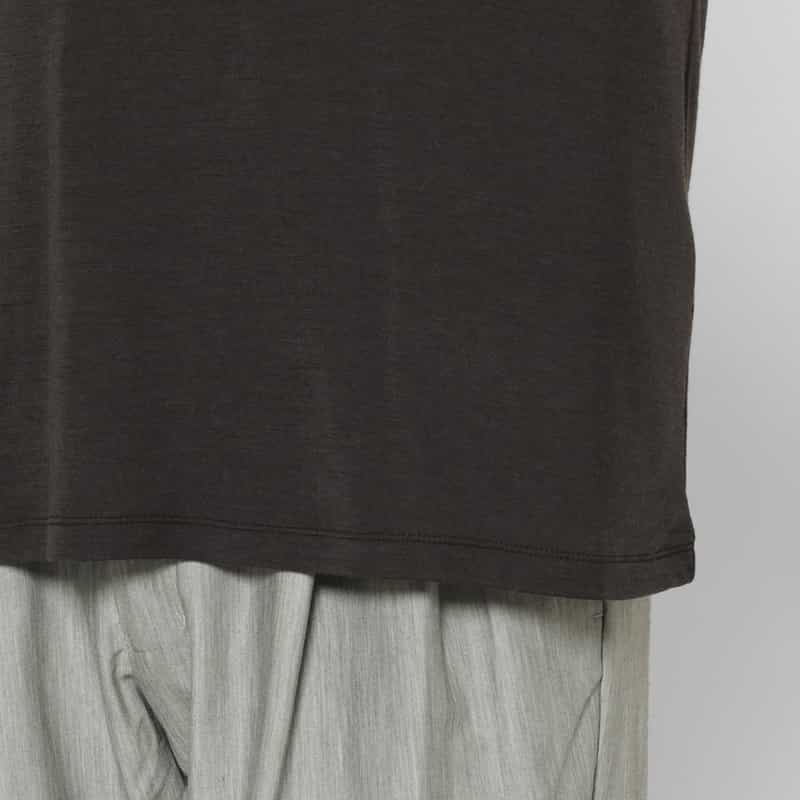 KANEMASA PHIL. KANEMASA PHIL.＜カネマサフィル＞ モックネックロングスリーブカットソー GRAY