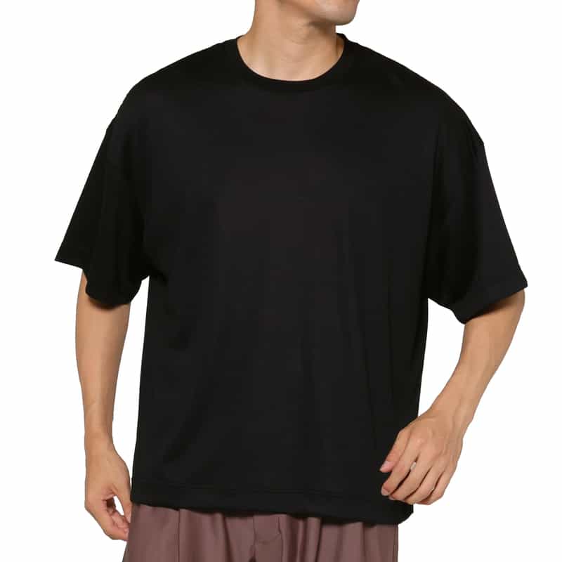 KANEMASA PHIL. KANEMASA PHIL.＜カネマサフィル＞ クルーネックカットソー BLACK